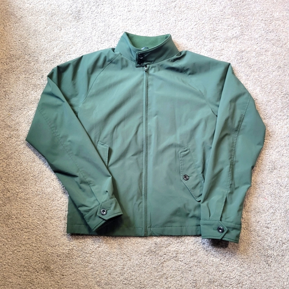 Uniqlo classic Harrington green men jacket S